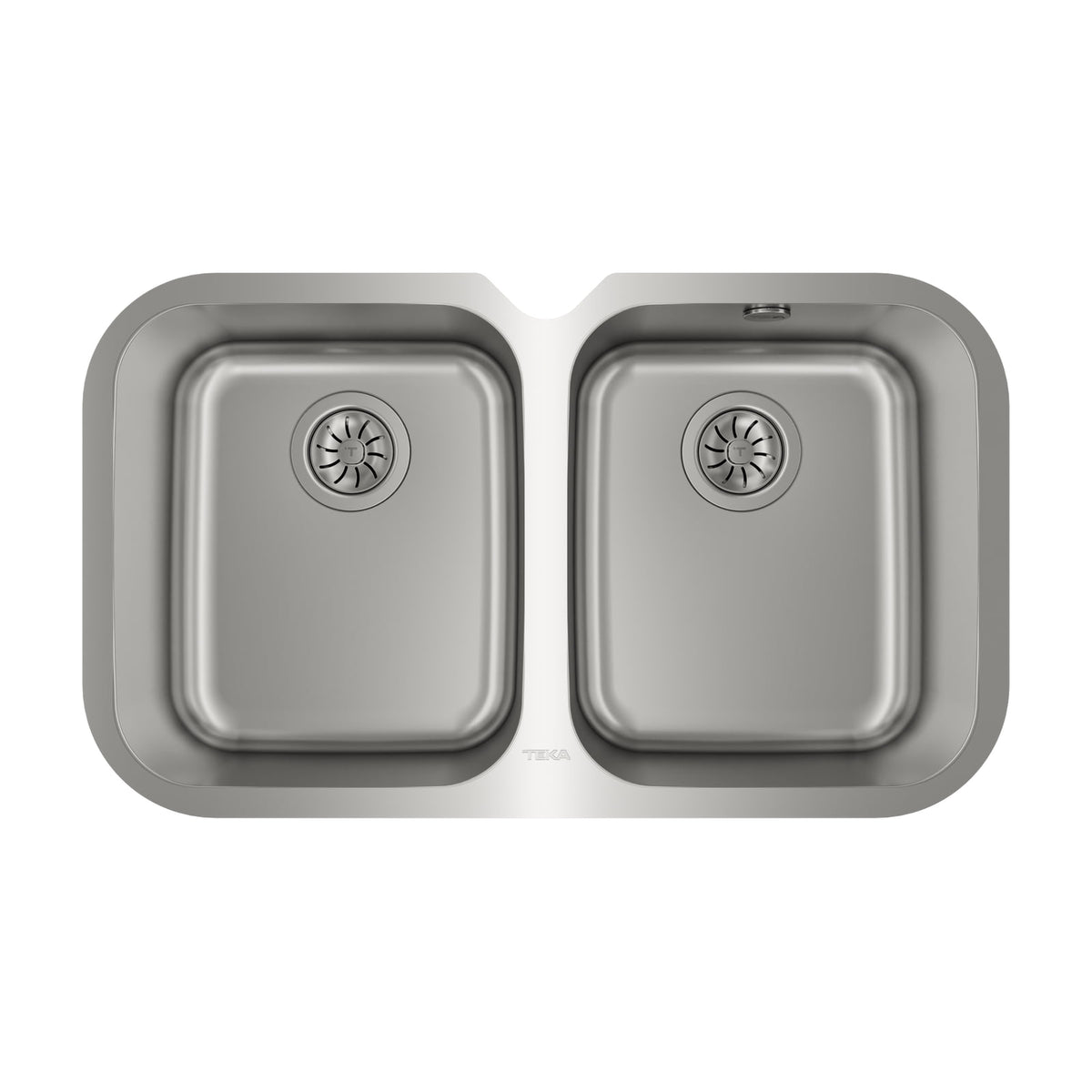 Fregadero Teka BE 2C 765 de dos cubetas, bajo encimera