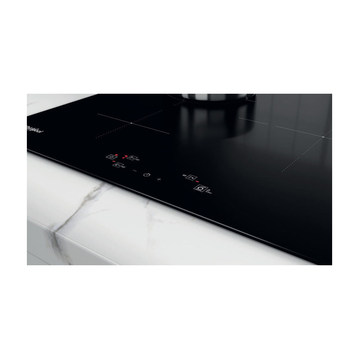 Placa de inducción Whirlpool WS Q5760 NE, 3 zonas y 60 cm