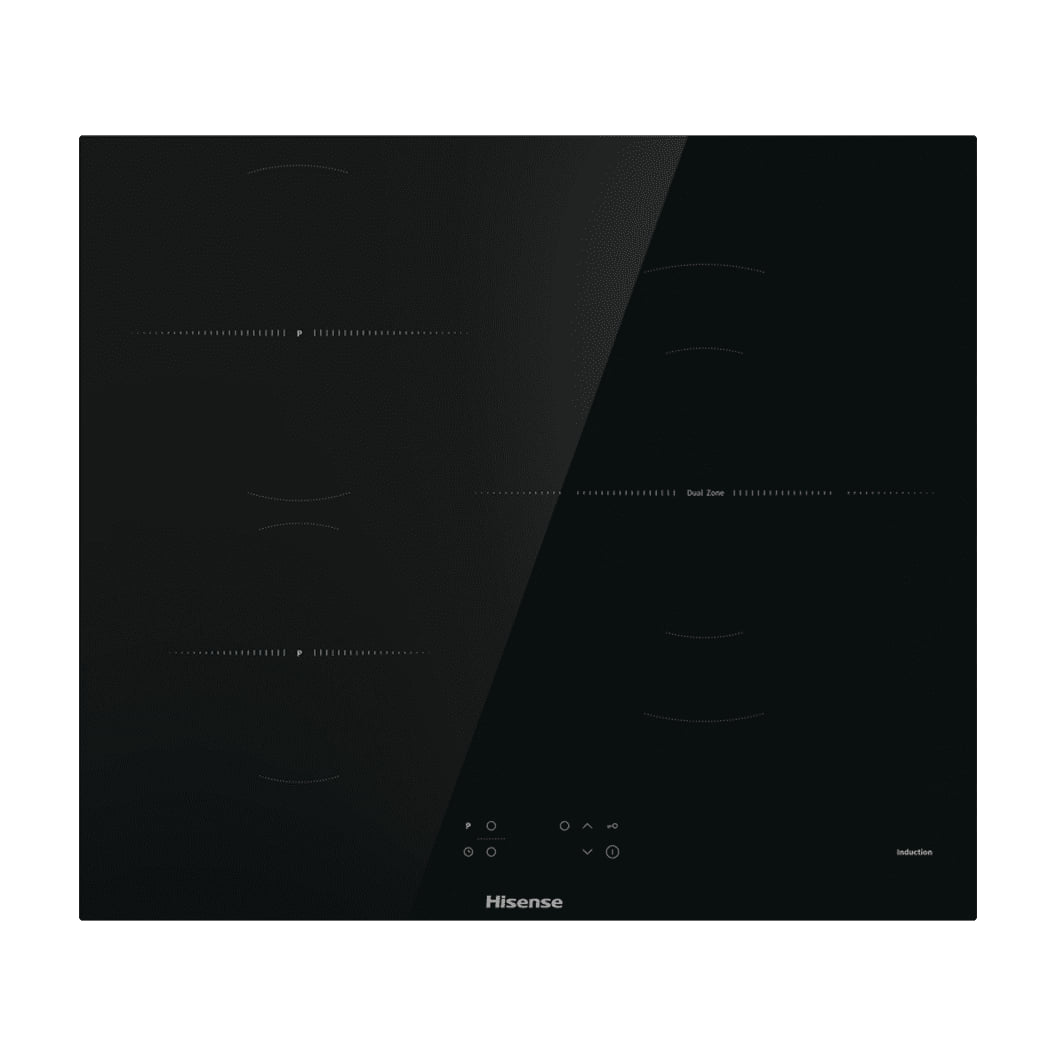 Placa de inducción Hisense HI6321BSOLCE de 3 zonas y 7100 W