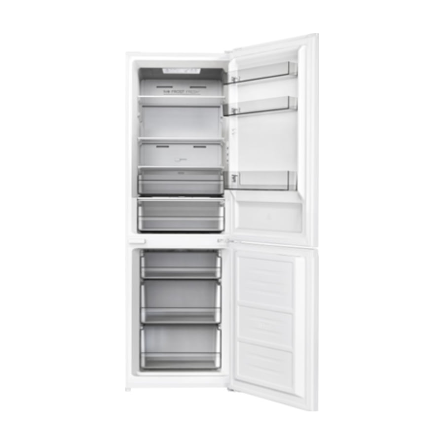 Frigorífico combi Exquisit KGC 340-115-NF-040C blanco, No Frost y clase C