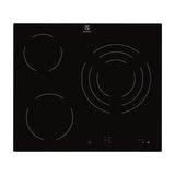 Placa vitrocerámica Electrolux EHF6232IOK de 3 zonas con zona triple de 27 cm