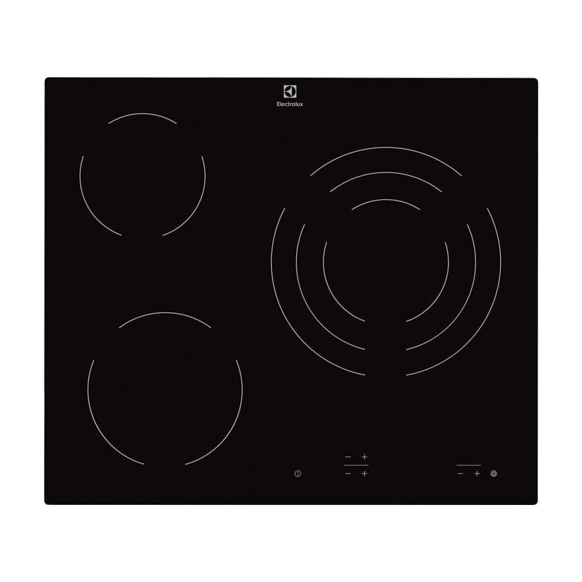 Placa vitrocerámica Electrolux EHF6232IOK de 3 zonas con zona triple de 27 cm