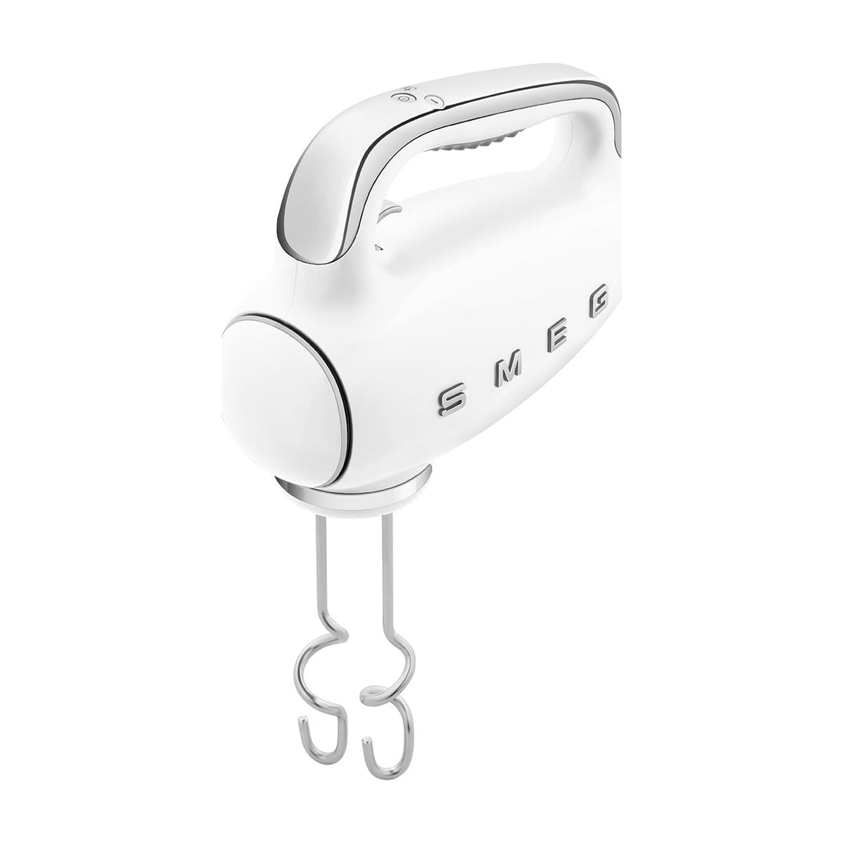 Batidora de varillas Smeg HMF01WHEU blanca, 250 W y 9 velocidades