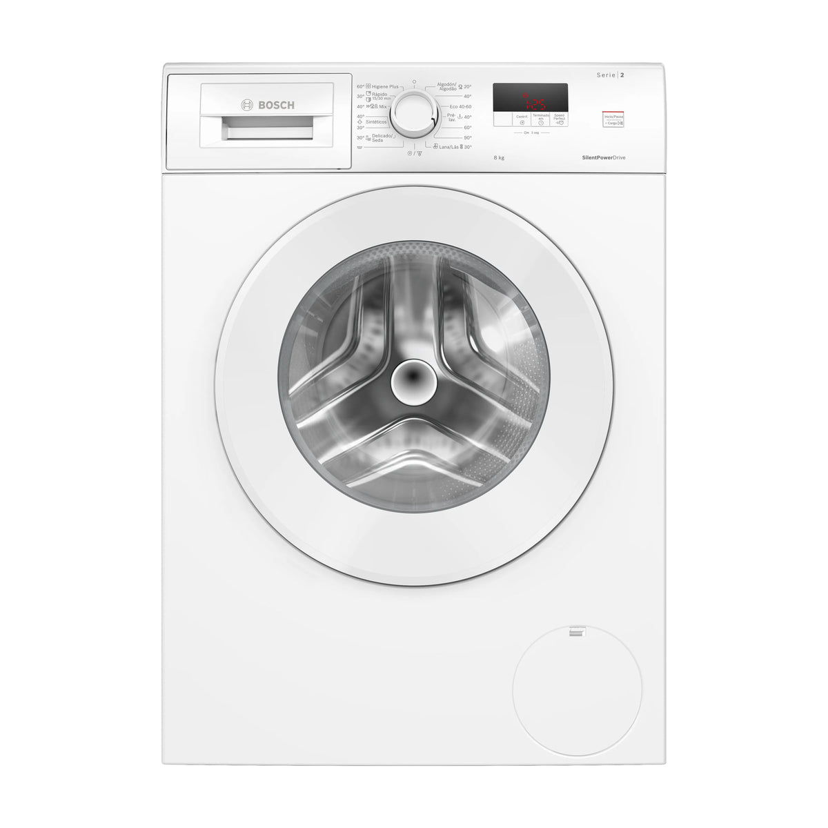 Lavadora de carga frontal Bosch WGE03200EP de 8 kg y 1200 rpm