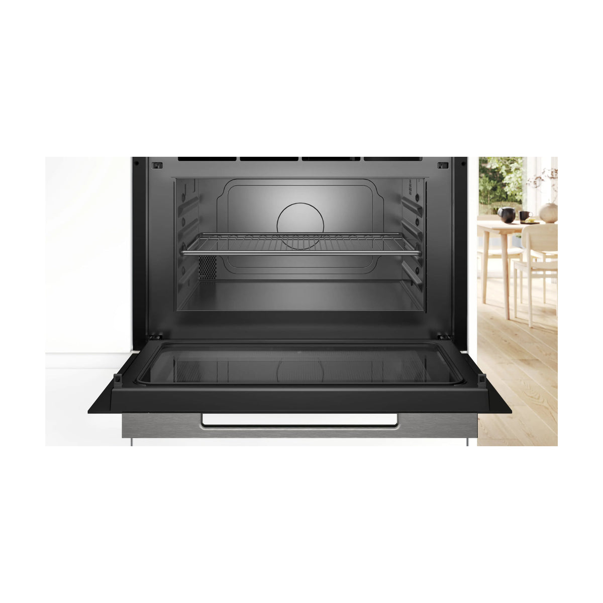 Microondas integrable Bosch CEG732XB1 de 36 l con grill e Inverter