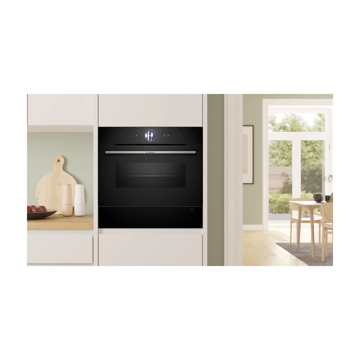 Cajón calientaplatos Bosch BIC7101B1 Serie 8, 20 litros, negro
