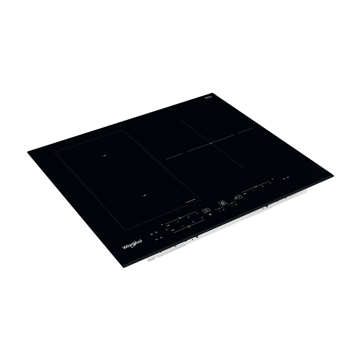 Placa de inducción Whirlpool WL B2760 BF, 3 zonas y FlexiCook
