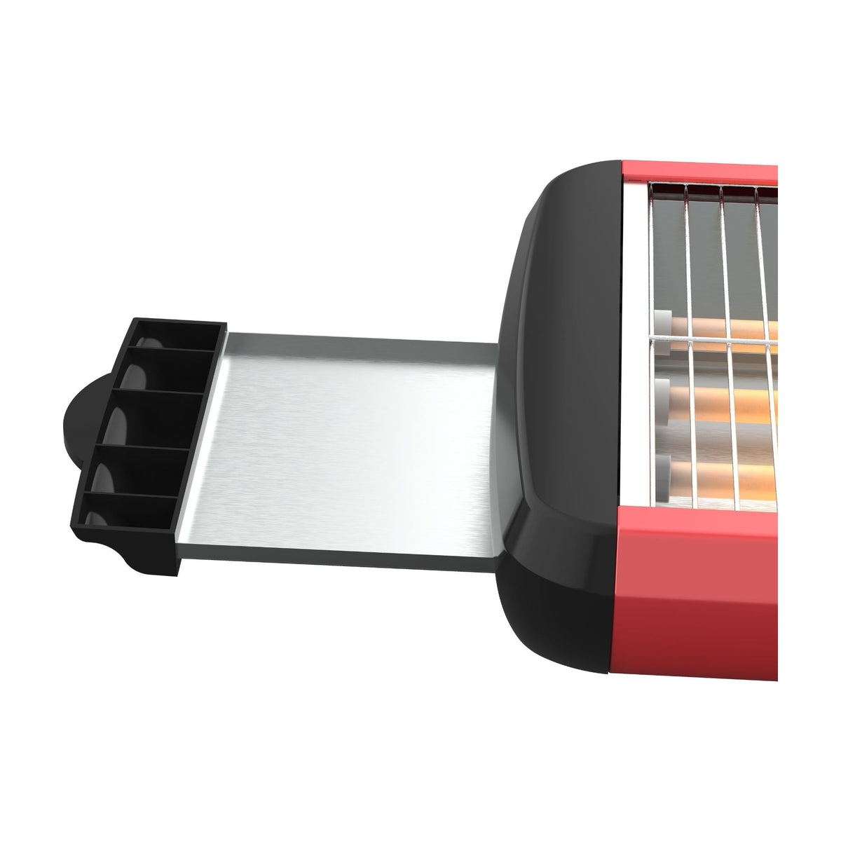 Tostadora horizontal Solac TC5309 Stillo Red 3, 700 W y 12 niveles