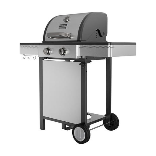Barbacoa de gas Black+Decker BXOG7200E con 2 quemadores y 7,2 kW