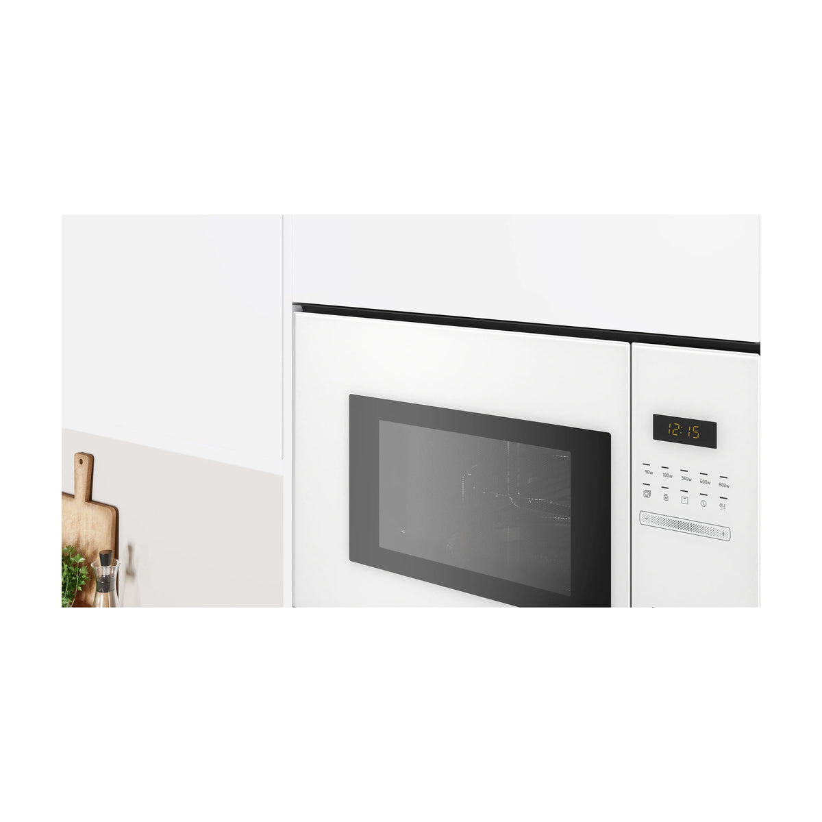 Microondas integrable con grill Balay 3CG5172B2, 20 l, cristal blanco