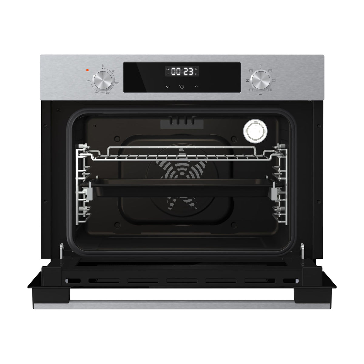 Horno compacto Hisense BI44221AX, 49 l, limpieza hidrolítica