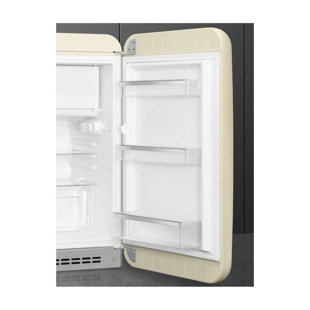 Frigorífico de una puerta Smeg FAB10RCR6, 122 l, crema