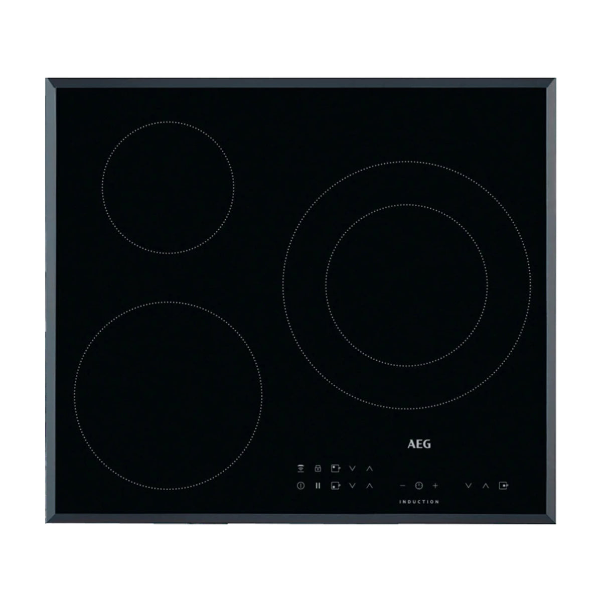Placa de inducción AEG IKB63302FB de 60 cm, 3 zonas y PowerBoost