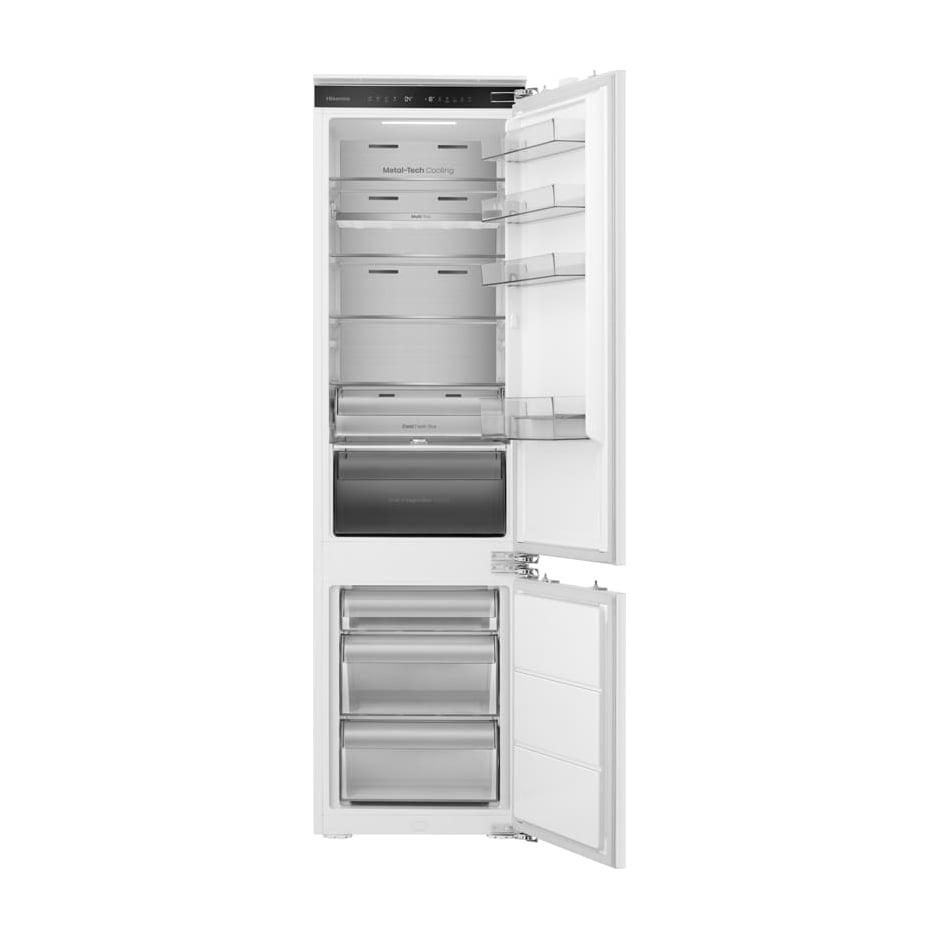 Frigorífico combi integrable Hisense RB3B280SAWE, 284 l, No Frost total