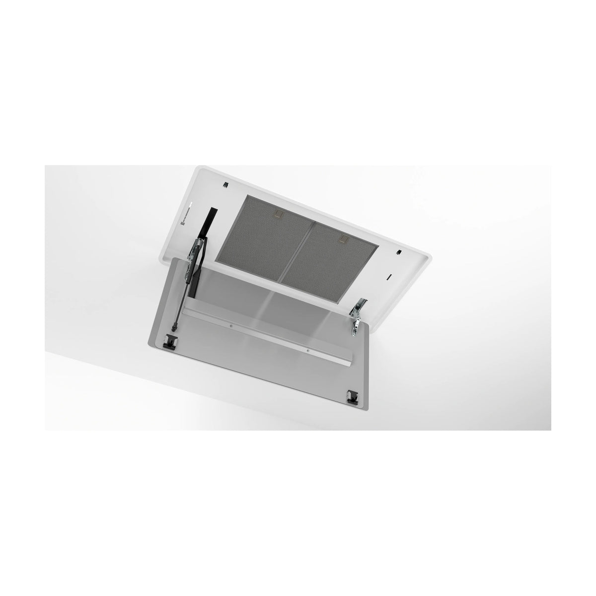 Campana de techo Bosch DRC99PS20, 90 cm, cristal blanco