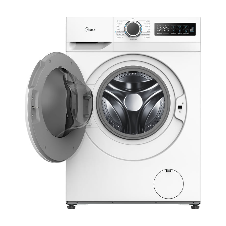 Lavadora de carga frontal Midea MF110W90BA10/W-ES, 9 kg y 1400 rpm