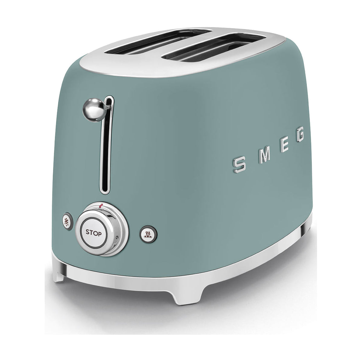 Tostadora Smeg TSF01EGMEU de 2 ranuras, verde esmeralda mate