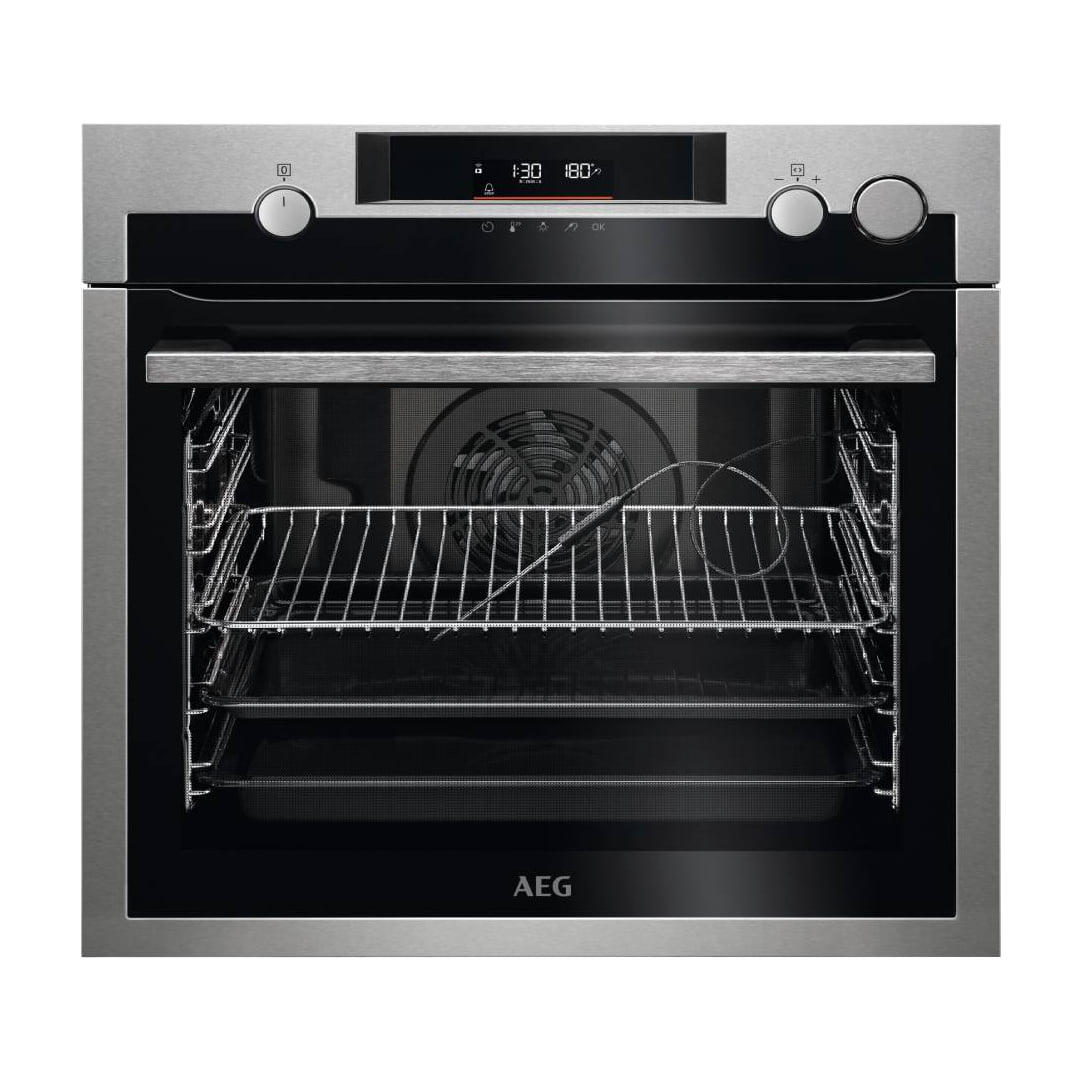 Horno multifunción AEG BSS578271M con vapor y limpieza pirolítica