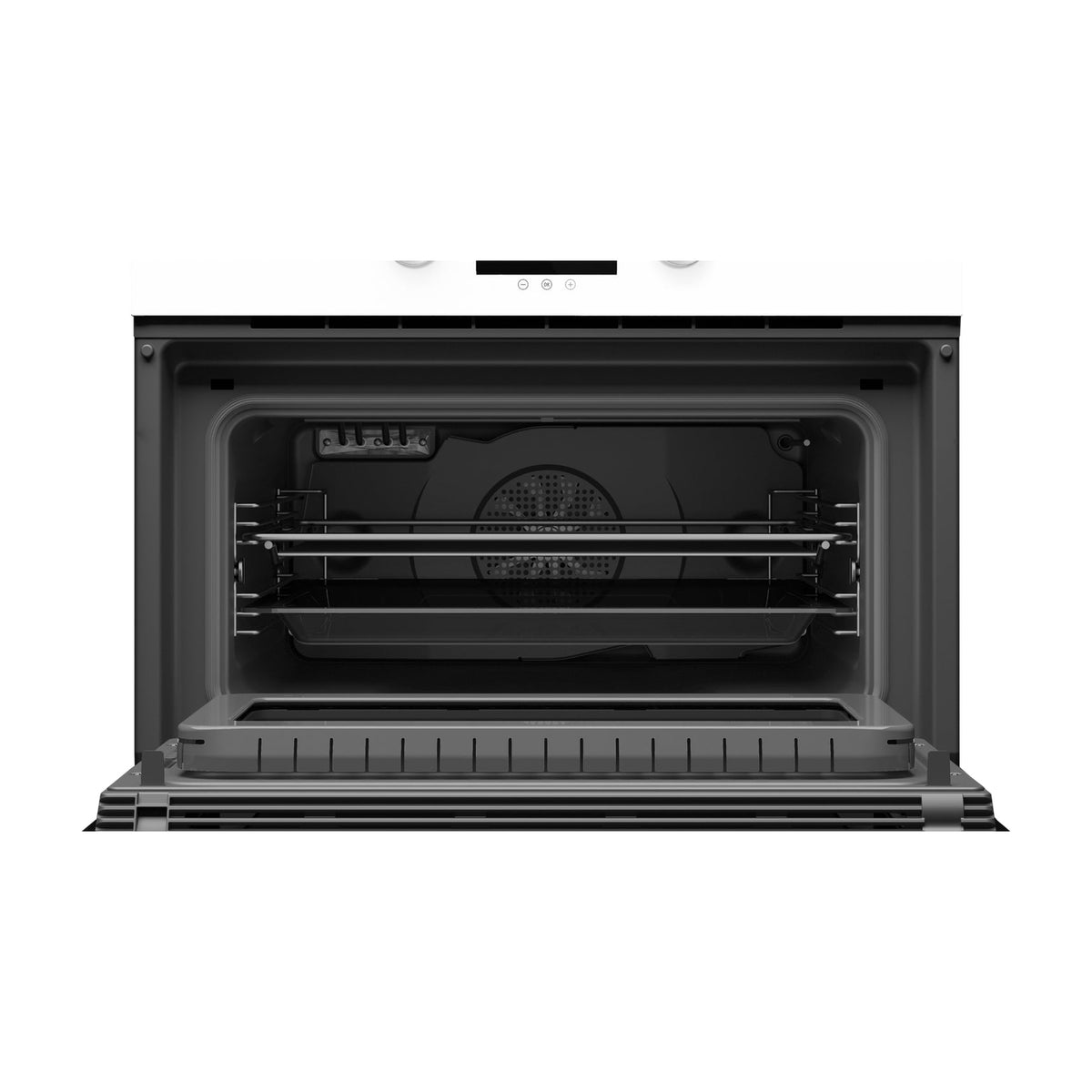 Horno compacto con microondas Teka HLC 8440 C WH, 40 l, cristal blanco