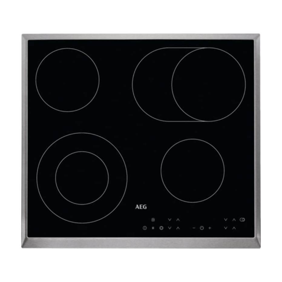 Placa vitrocerámica AEG HK634060XB de 60 cm con 4 zonas y control táctil