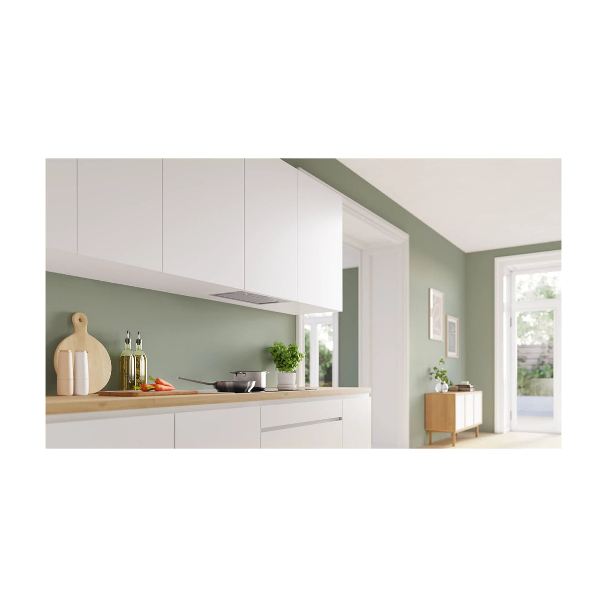 Grupo filtrante Bosch DLN56AC50 de 52 cm, inox y LED