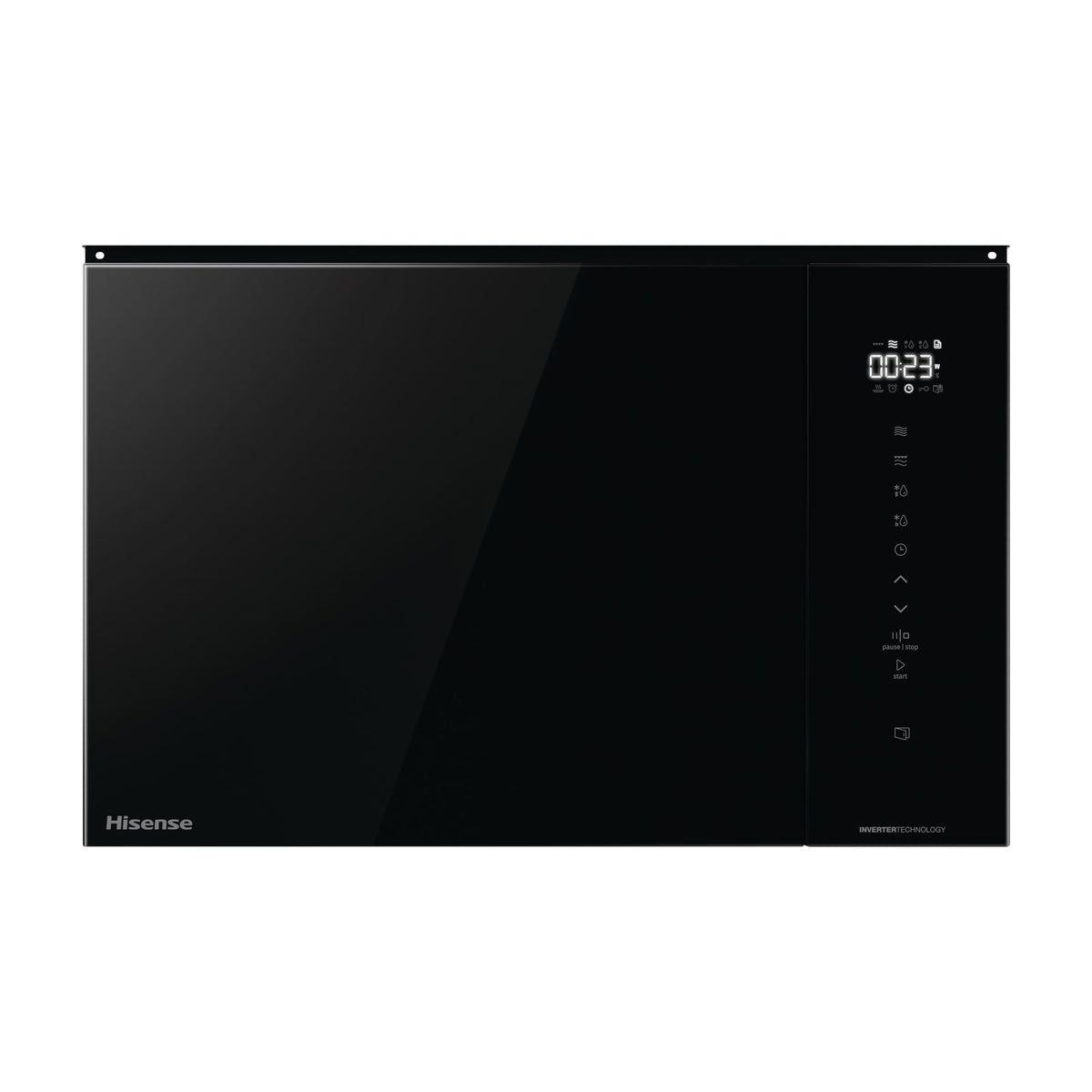 Microondas integrable Hisense BIM325GI63DBG de 25 l con grill e Inverter