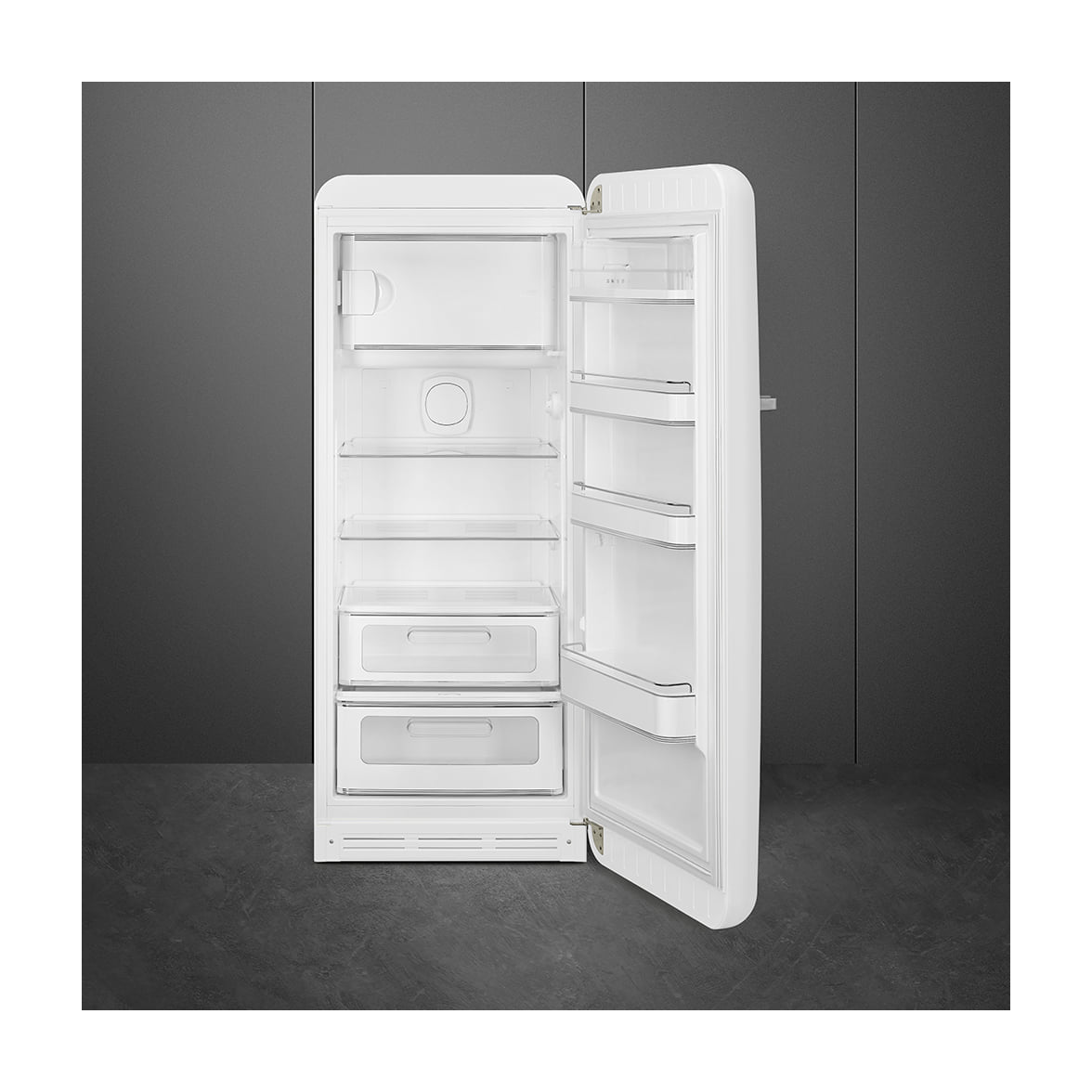 Frigorífico de una puerta Smeg FAB28RWH6 blanco, 270 l, clase C