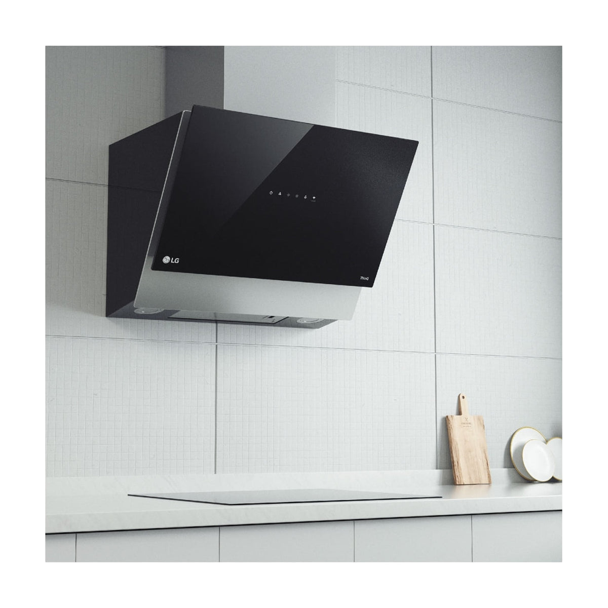 Campana inclinada LG HCEZ2428B de 60 cm con Wi-Fi