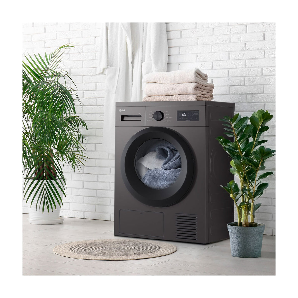 Secadora LG RHA1008NDK con bomba de calor y capacidad de 8 kg