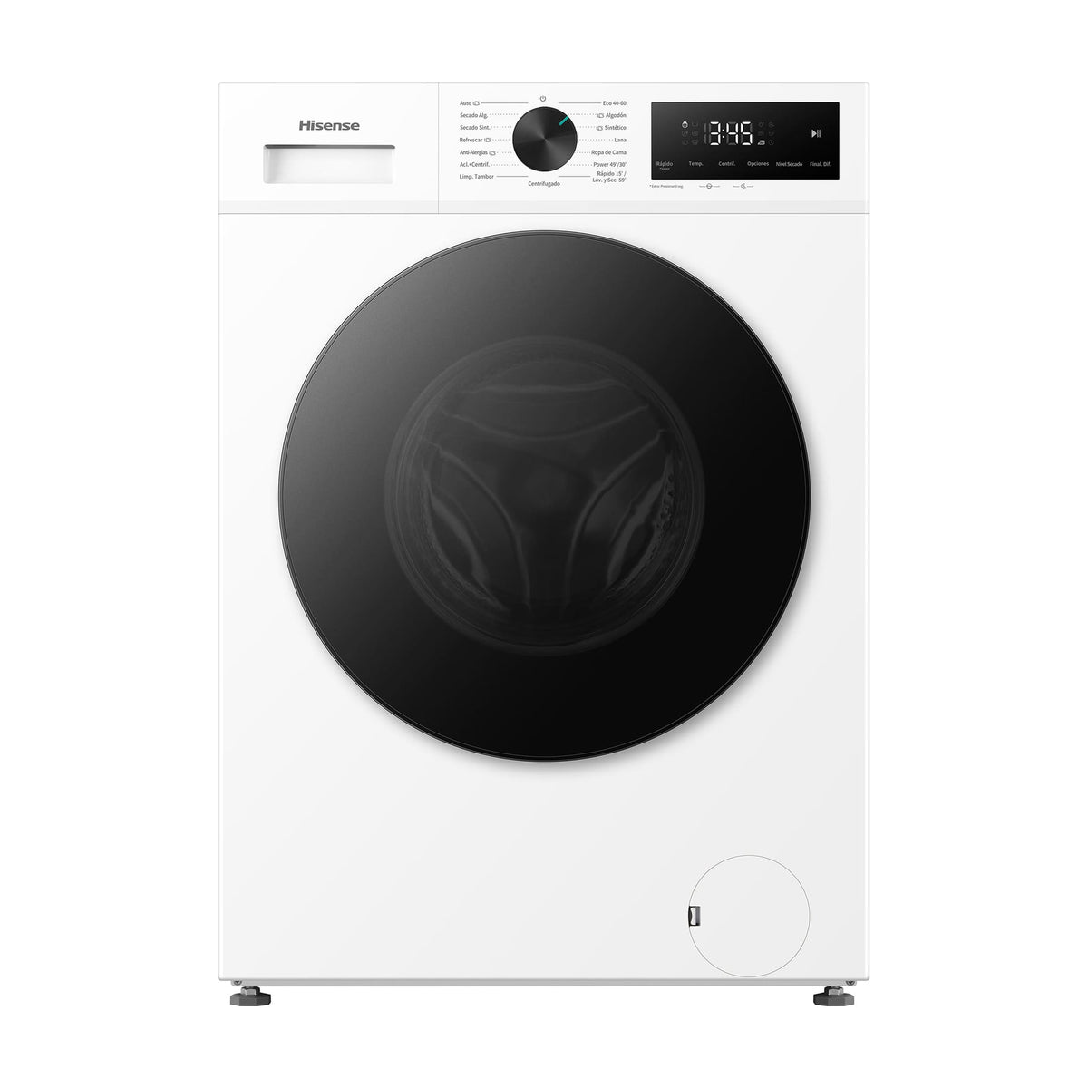 Lavasecadora Hisense WD1I9042BWF2 de 9/5 kg con vapor