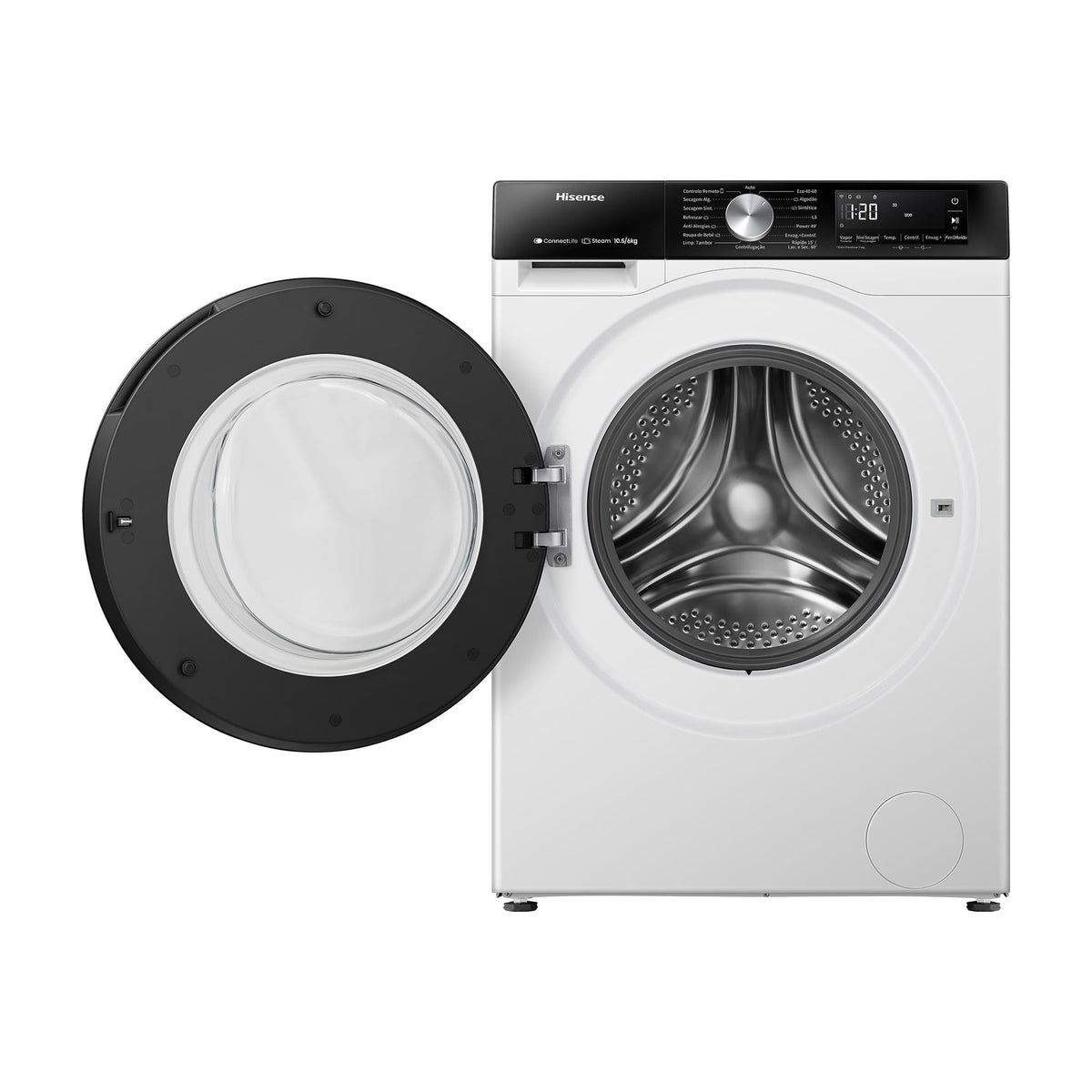 Lavasecadora Hisense WD3S1043BW3 de 10,5/6 kg con WiFi