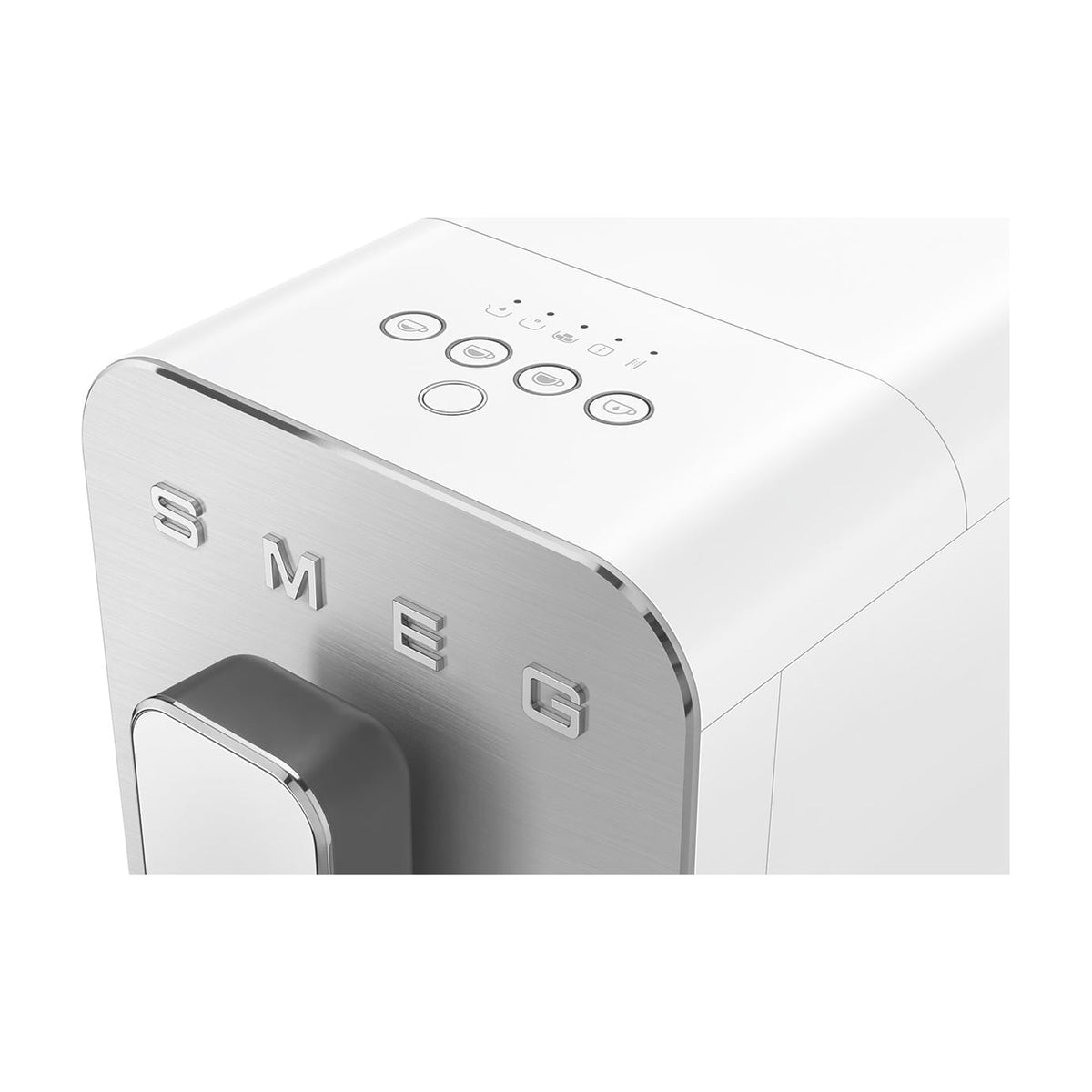 Cafetera superautomática Smeg BCC11WHMEU, 19 bar y molinillo integrado
