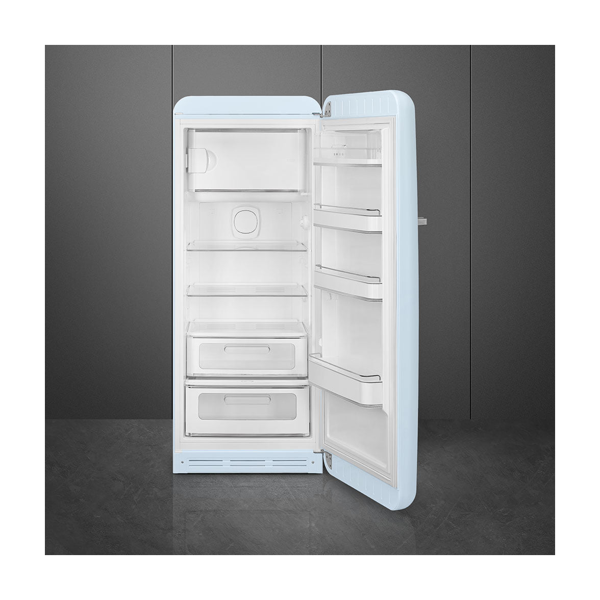Frigorífico de una puerta Smeg FAB28RPB6, 270 l, azul pastel