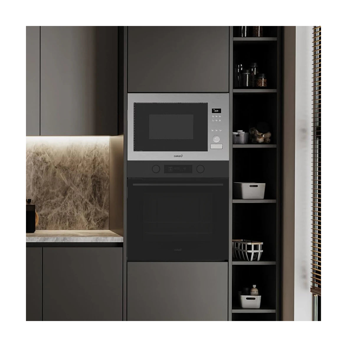Microondas integrable CATA MC B320 DE X de 31 l con grill y convección