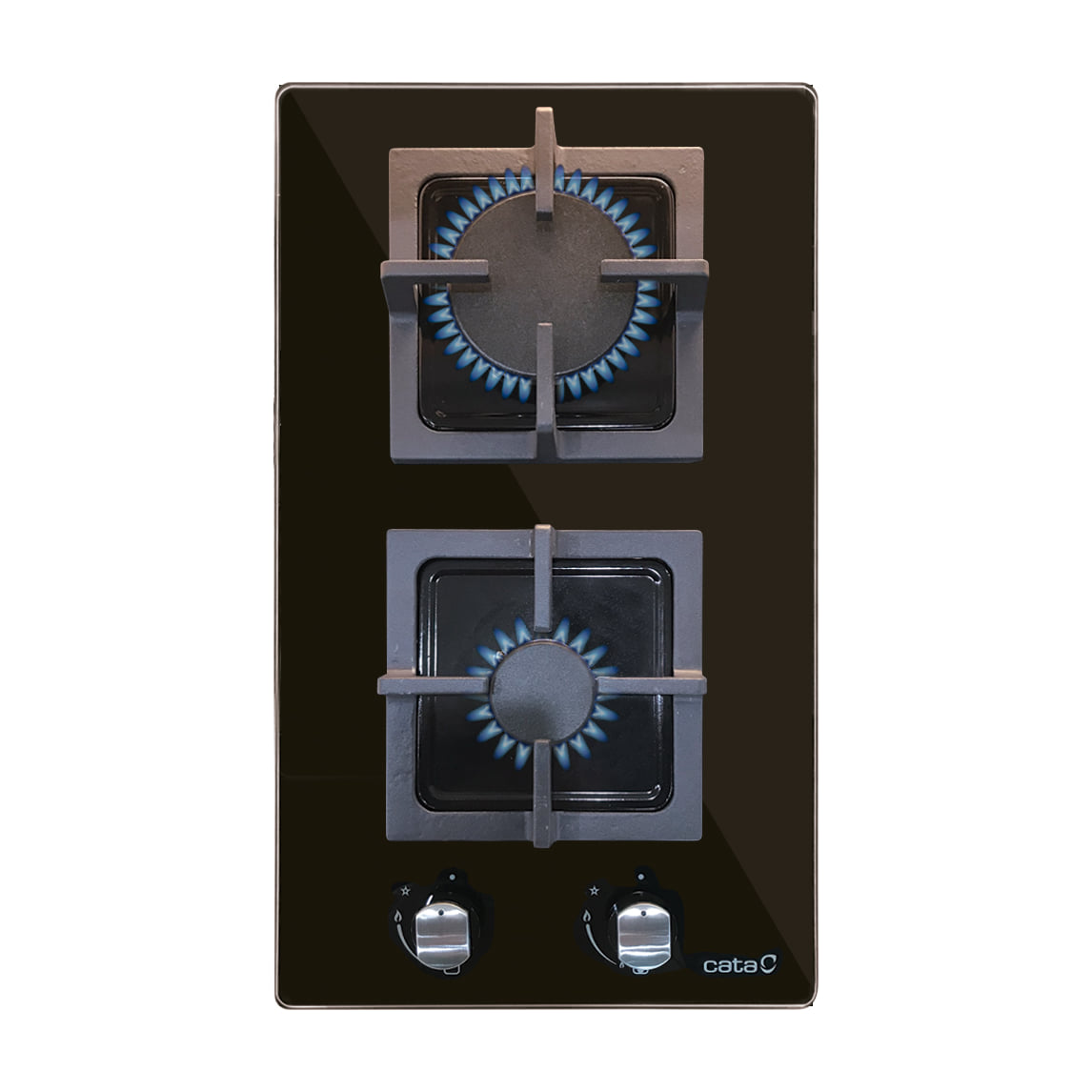 Placa de gas CATA SCI 3002 BK de 30 cm y 2 quemadores