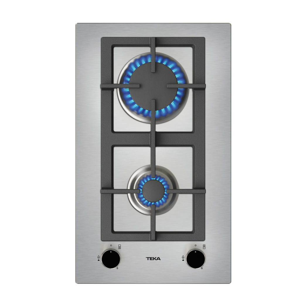 Placa de gas Teka EFX 30.1 2G AI AL CI, inox, 2 zonas
