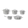 Batería de cocina Teka Set de cocina, 9 piezas de acero inoxidable para inducción