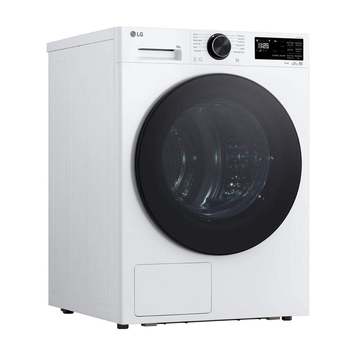 Secadora de bomba de calor LG RHX5008TLB de 8 kg con Wi-Fi