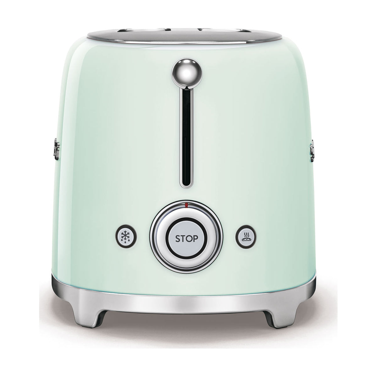 Tostadora Smeg TSF01PGEU de 2 ranuras y 950 W, verde pastel