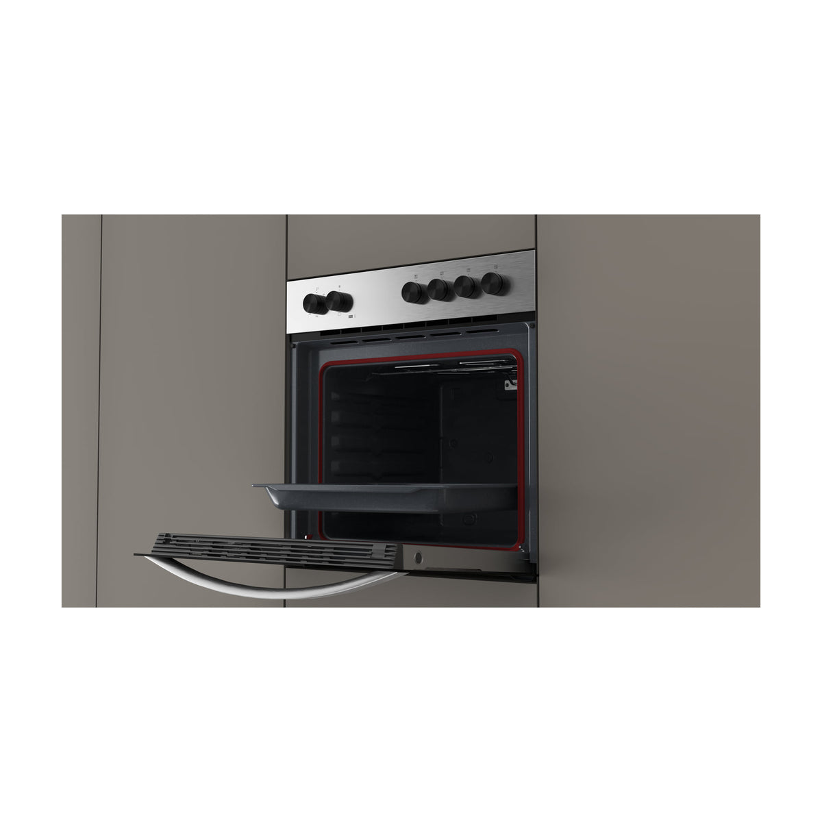 Horno polivalente Teka HBE 4350 ME SS, 72 l, inox antihuellas