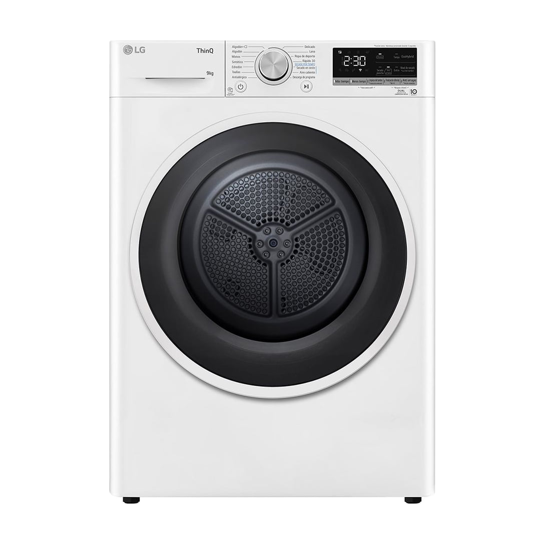 Secadora LG RH90V5AV6N de 9 kg con bomba de calor Dual Inverter