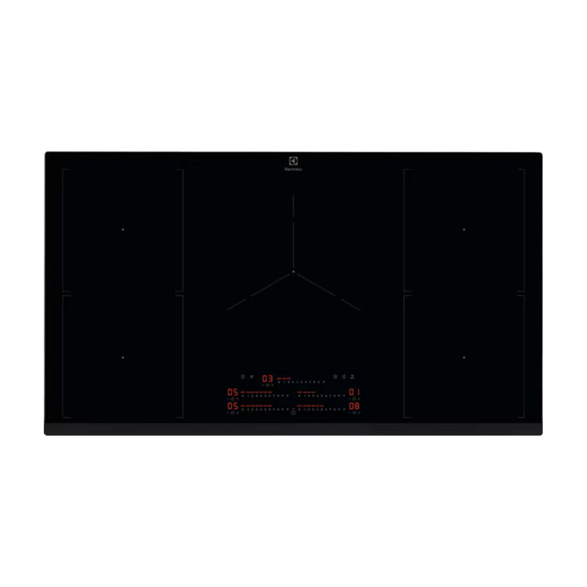 Placa de inducción Electrolux EIV95550 de 90 cm con 5 zonas y FlexiBridge