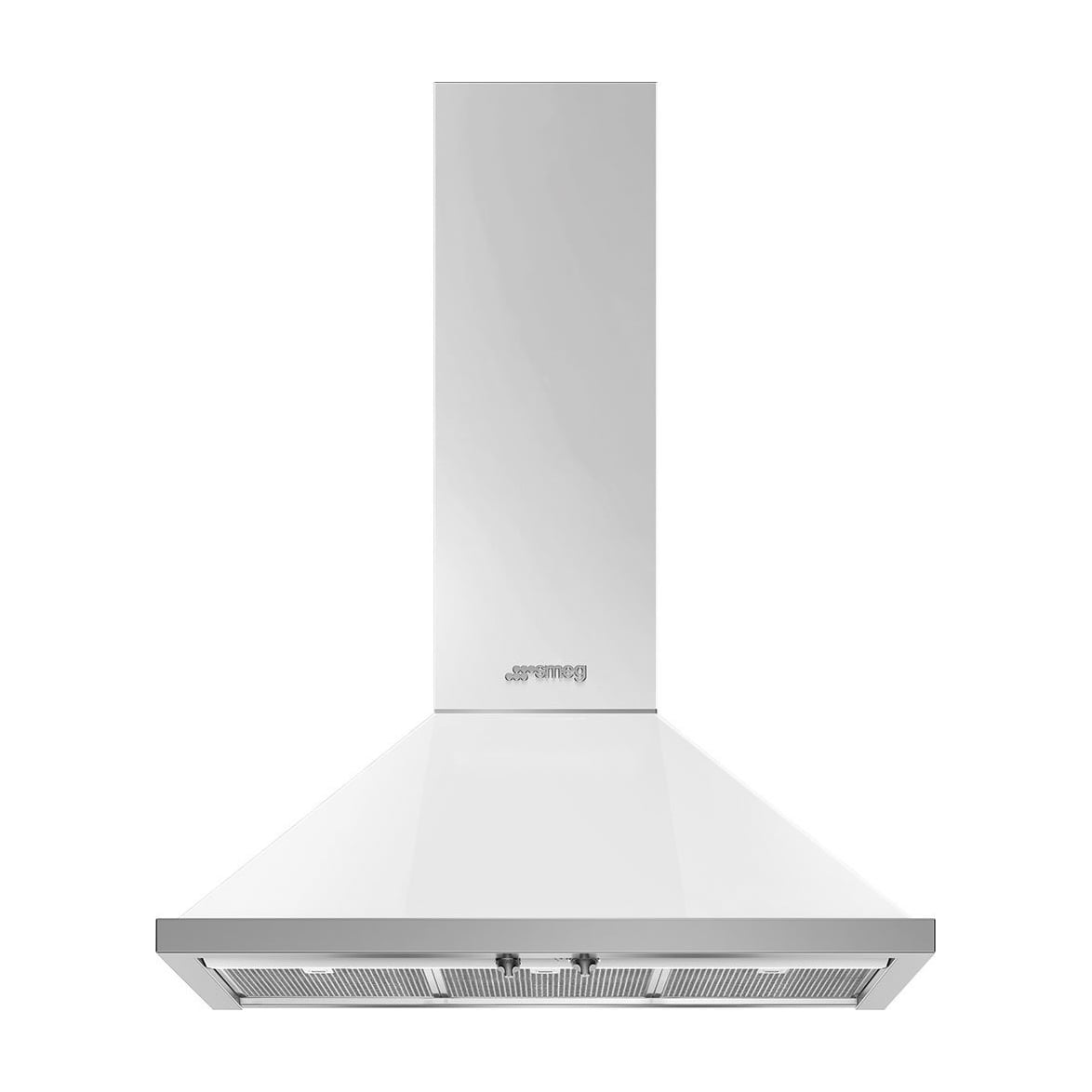 Campana decorativa Smeg KPF9WH de 90 cm, blanca