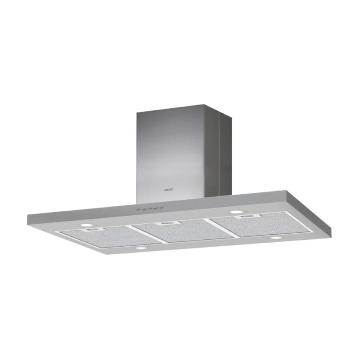 Campana de isla Cata Isla Sygma 9010 X de 90 cm, inox y control táctil