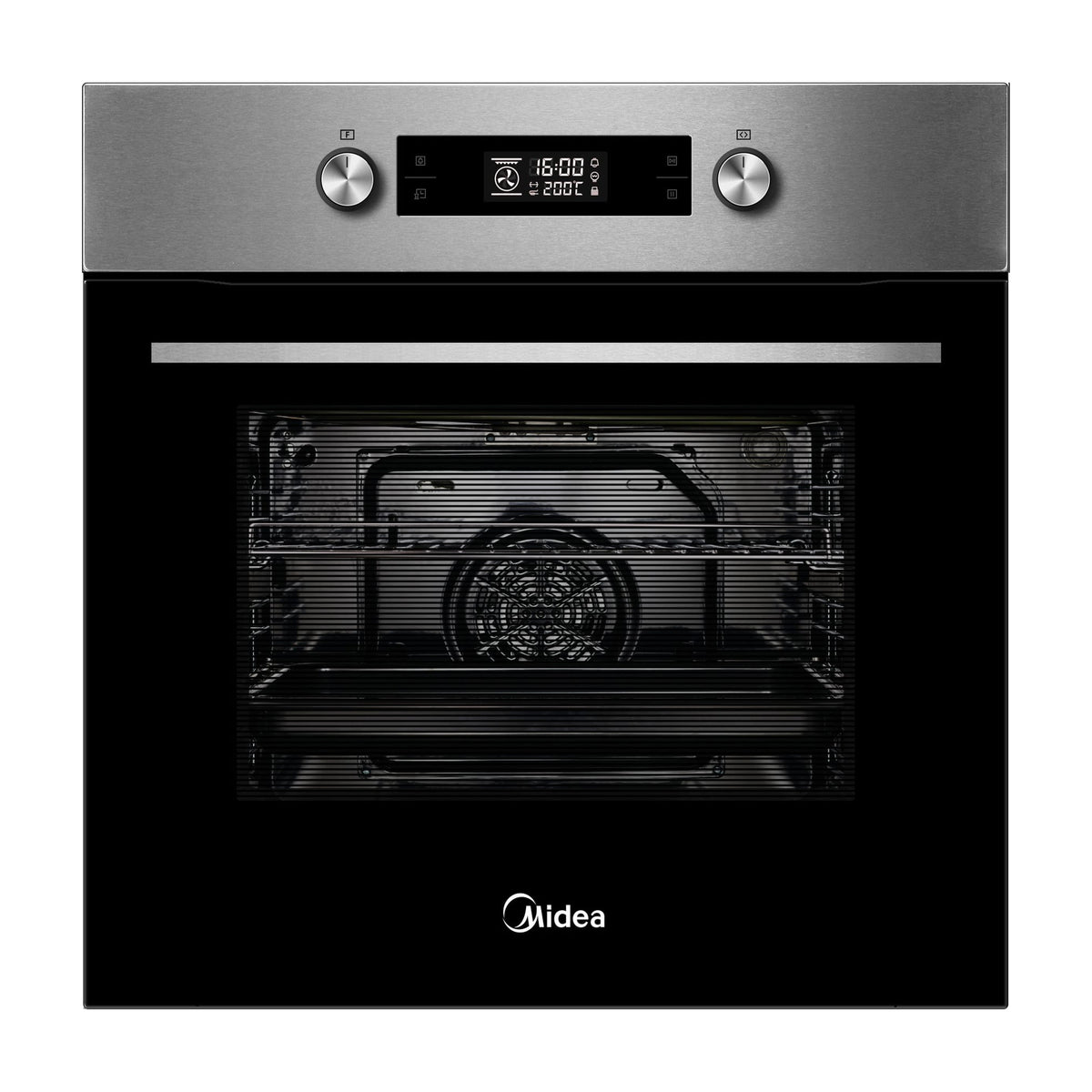Horno Midea 65P90E3IX pirolítico de 70 l, inox