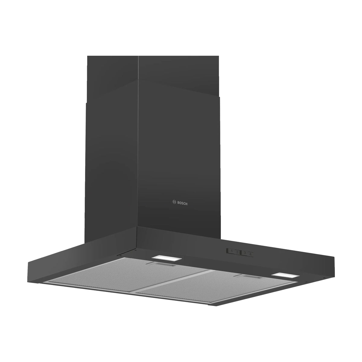 Campana decorativa Bosch DWB66BC60 de 60 cm, negra, 621 m³/h