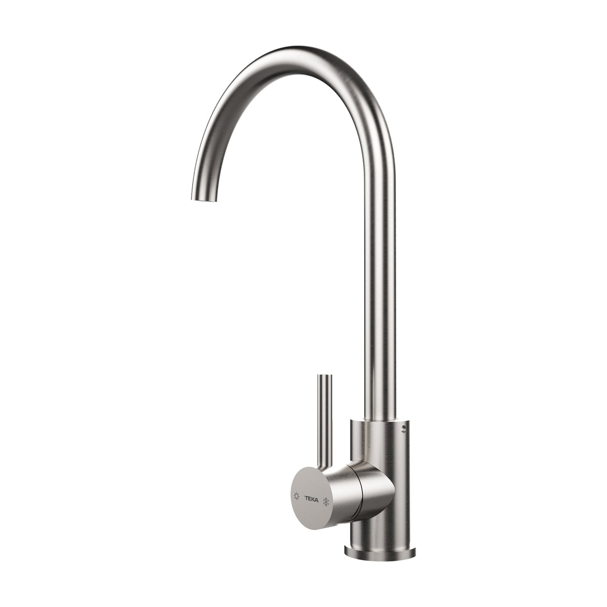 Grifo de cocina Teka UNI 9310 monomando, caño alto e inox