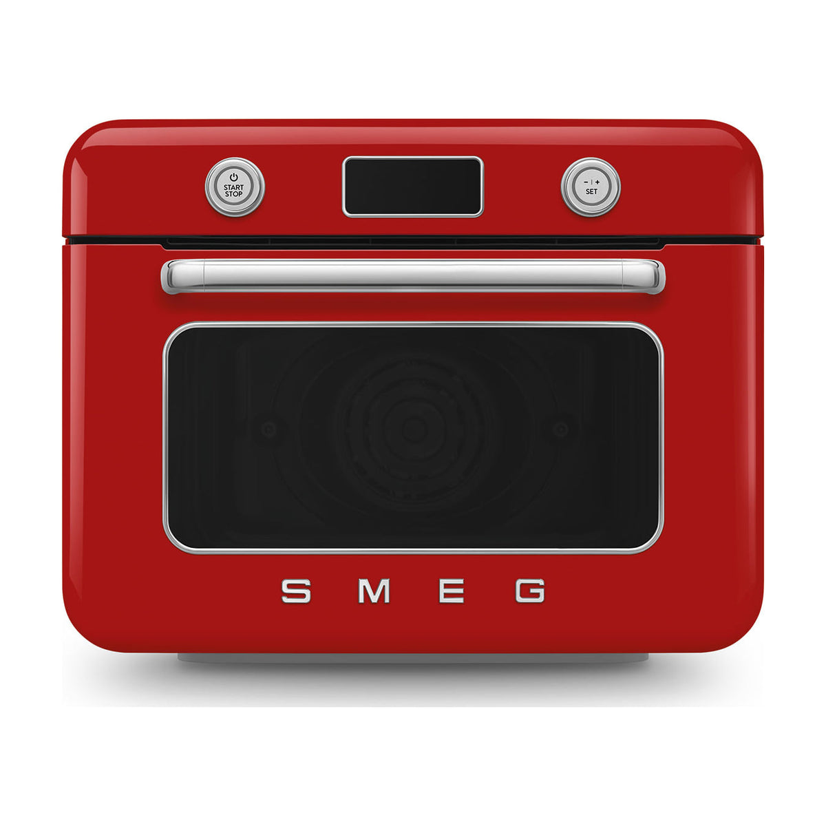 Horno de sobremesa Smeg COF01RDEU con vapor, 30 l, rojo
