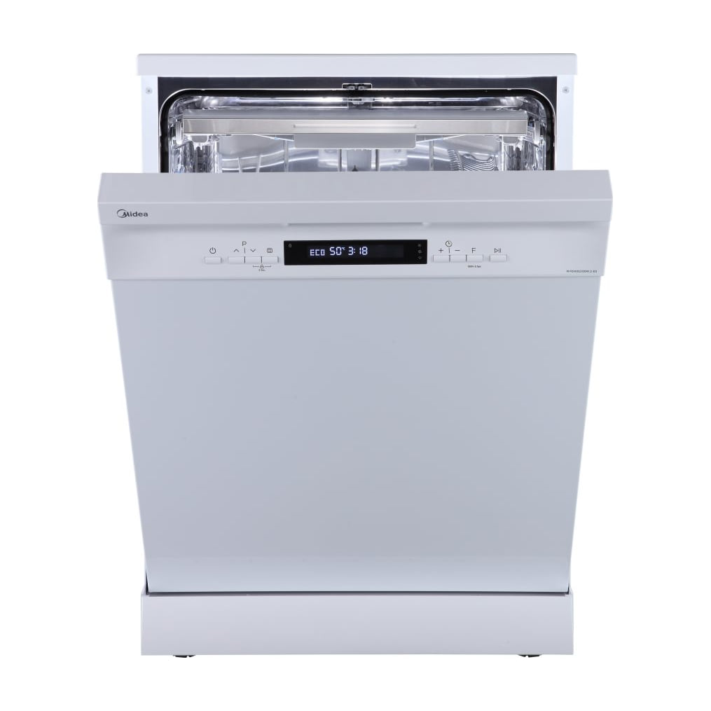 Lavavajillas Midea MFD60S300W.2-ES, 15 cubiertos y Wi-Fi