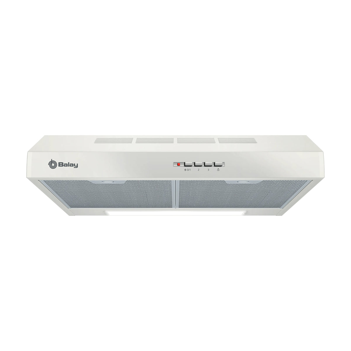 Campana convencional Balay 3BH263MB de 60 cm, blanca con iluminación LED